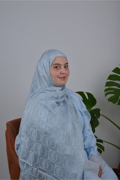 Mavelya Halka Desenli Şal