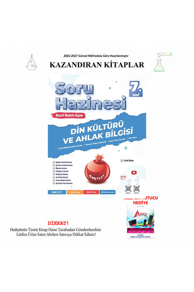 Nartest Yayınları 2026-2027 7. Sınıf Din Kültürü ve Ahlak Bilgisi Soru Hazinesi