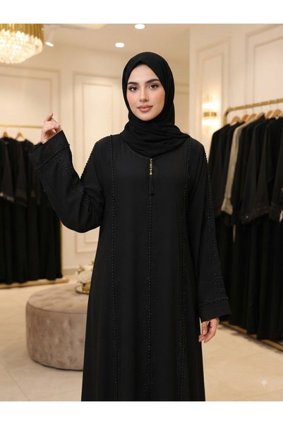 miral عباية فاخرة من ميرال تصميم راقي وقماش جودة عالية ..