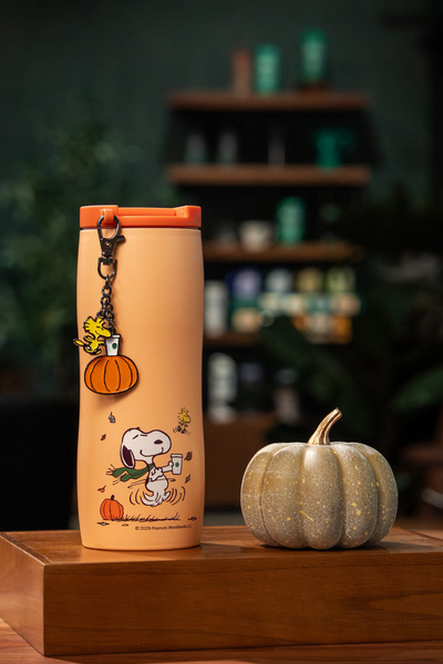 Starbucks Snoopy Peanuts Paslanmaz Çelik Termos Yavruağzı 473ml - Limited Edition