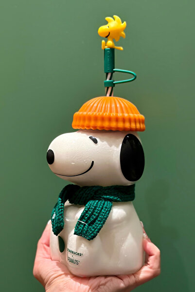 Starbucks Snoopy Peanuts Cam Soğuk İçecek Bardağı 591ml - Limited Edition