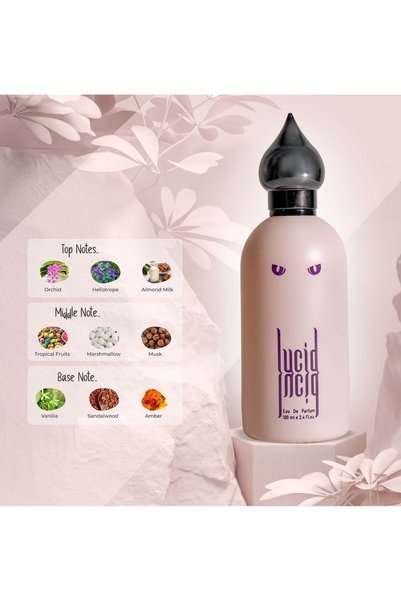 ASTANA MILLANO Attar Lucid Pink Perfume 100ML .Eau de Parfum, Long-Lasting Fragrance for Women |Best perfume for women
