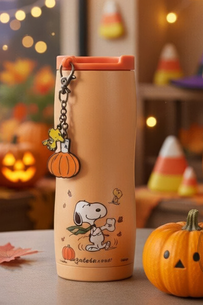 Starbucks Snoopy Peanuts Paslanmaz Çelik Termos Yavruağzı 473ml - Limited Edition