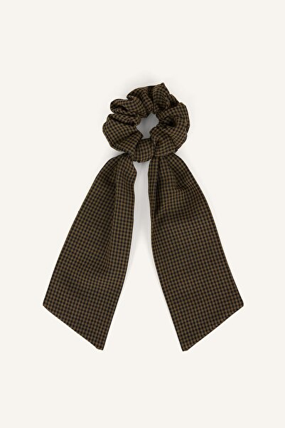 DeFacto Gingham Patterned Scarf Detailed Women's Hair Accessory I6975Axns