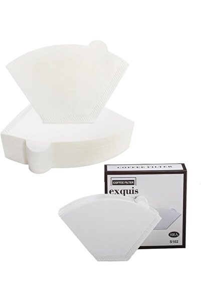 Generic 100 Beveled Paper Coffee Filters, Compatible with Coffee Machines and...