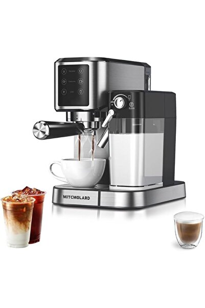 GENERAL Espresso Coffee Machine, 20 Bar Pump with Steam Wand for Cappuccino