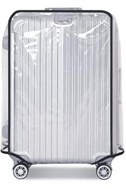 GENERAL Clear Suitcase Cover - 20 24 26 28 30 Inch Waterproof PVC Suitcase Co...