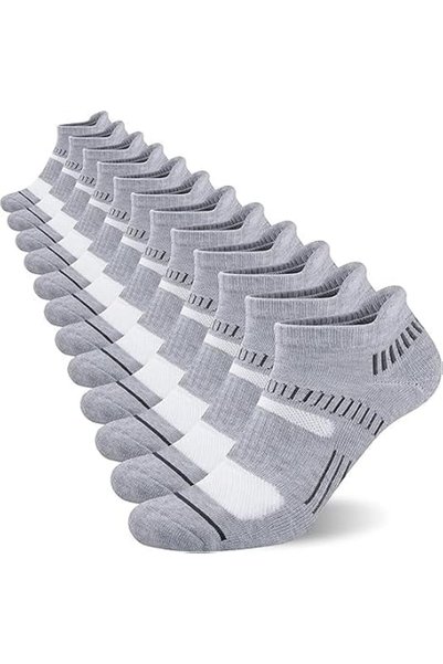 GENERAL 6 Pairs Mens No Show Socks Casual Low Cut Thin Loafers Non Slip Boat ...
