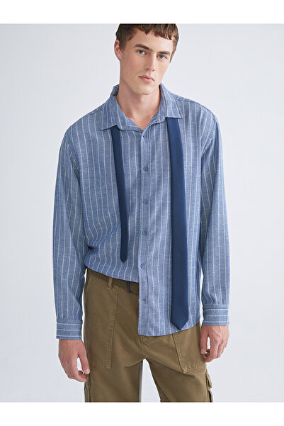 LC Waikiki Peak New Season Regular Fit Long Sleeve Striped Men's Shirt