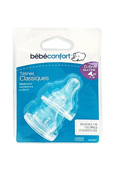 BebeConfort Bebe Confort Classic Silicone Teats 0-6Months