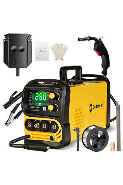 GearZone جهاز لحام متعدد العمليات Pro 290MX 6 في 1، لحام نبضي MIG، لحام MAG ب...