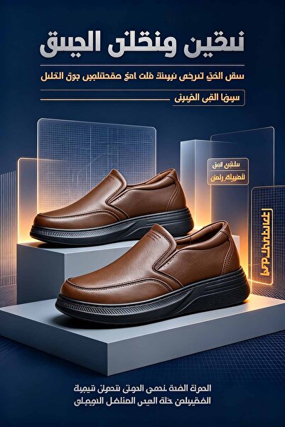 SaudEva Foot Trendy Platform Derby Shoes for Men – Ergonomic Design for All-D...