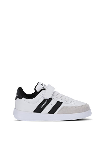 Slazenger Crash I Unisex Kids' Velcro White / Black Casual Sports Shoes