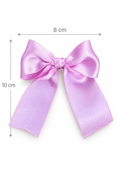 aymudo 10 Pack Pink Satin Ribbon (40mm) Party, Decoration, Wedding Favors