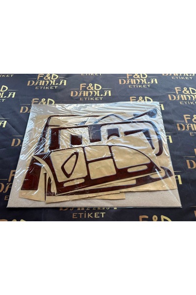 FD Damla Etiket Daewoo Nubira Front Chest Mahogany Veneer Color Set Mahogany ...