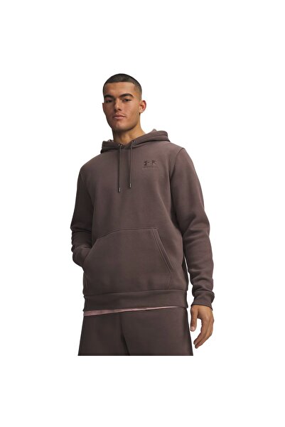 Under Armour ICON Φλις Φούτερ με Κουκούλα 1373880-201 Καφέ