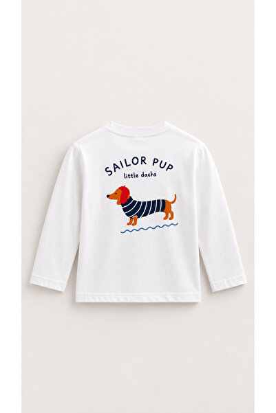 Milo Sol Milo+Sol Sailor Pup Uzun Kollu Basic Tişört