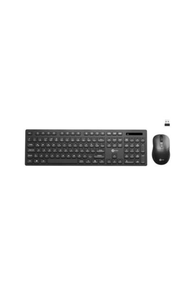 LENOVO Lecoo KW201 Kablosuz Klavye Mouse Seti Siyah