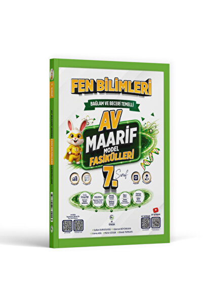Av Akıllı Versiyon Yayınları Av Yayınları 7. Sınıf Fen Bilimleri Maarif Model...