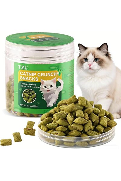 TZLDN Catnip Chew Toy for Cats, Crunchy & Soft Texture Interactive Cat Toy fo...