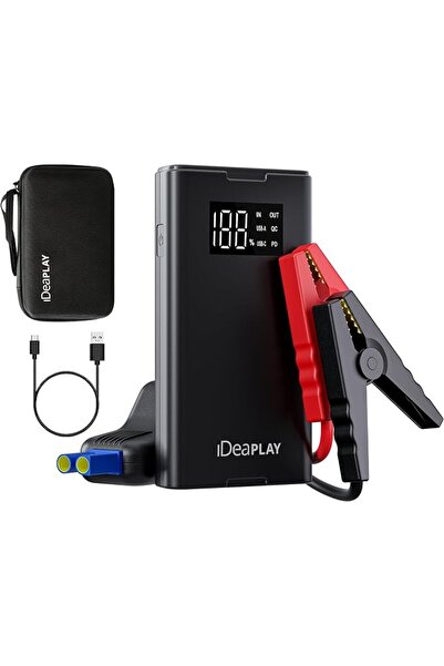 IDEAPLAY Jump Starter, 1500A Car Battery Jump Starter Portable for Up to 7.0L...