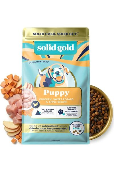 SOLİD GOLD طعام جاف للجراء بالدجاج والبطاطس والتفاح خالٍ من الحبوب - 1.7 كجم