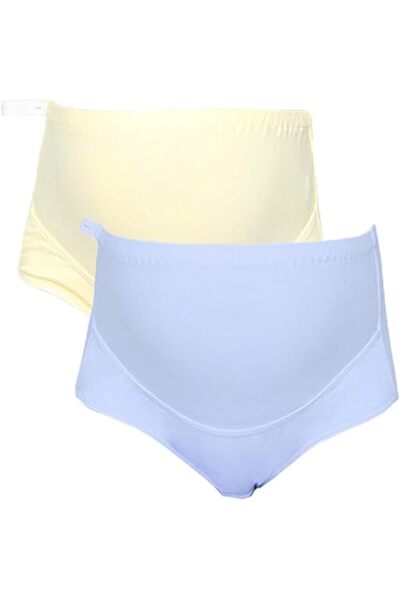 Dress Cici Over The Bump Maternity Underwear With Pocket, Cotton Briefs for P...