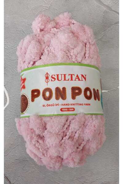 Pon Pon () Örgü ipi Açık Pembe 951 5 adet