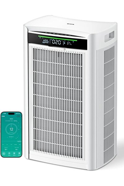 AIRTOK Air Purifier for Home Large Room up to 4450 Ft², Smart WiFi Air Purifi...