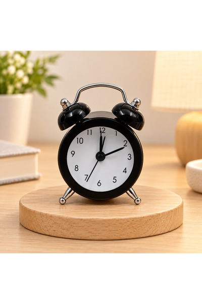 Sense Mini Masaüstü Analog Dekoratif Çalar Saat Masa Saati