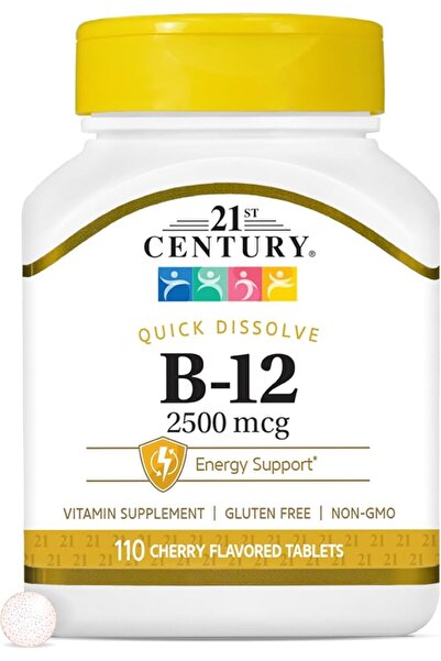 21st Century B-12 (2500 Mcg, 110 Sublingual Tablets)
