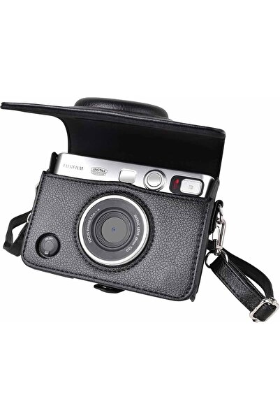 Arabest Protective PU Camera Case for Instax Mini EVO,Retro Style Cover with ...