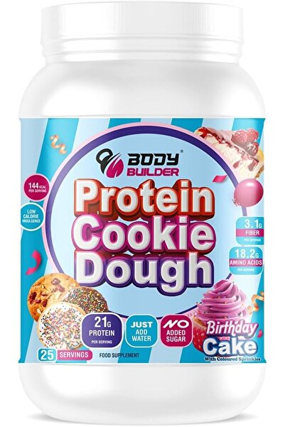 Body Builder Protein Cookie Dough - 21g Protein, with All Essential amino aci...