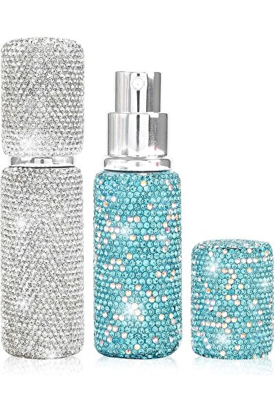 Arabest Rhinestone Refillable Perfume Atomizer,10ml Portable Travel Spray Bottle