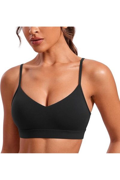 CRZ YOGA حمالات صدر رياضية من Butterluxe للنساء - حمالة صدر يوجا مبطنة بأشرطة...