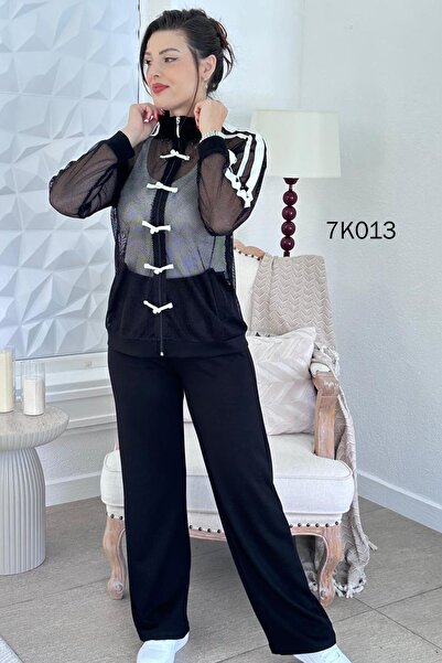 İnce Topuk Mesh Top Modal Set 7K013