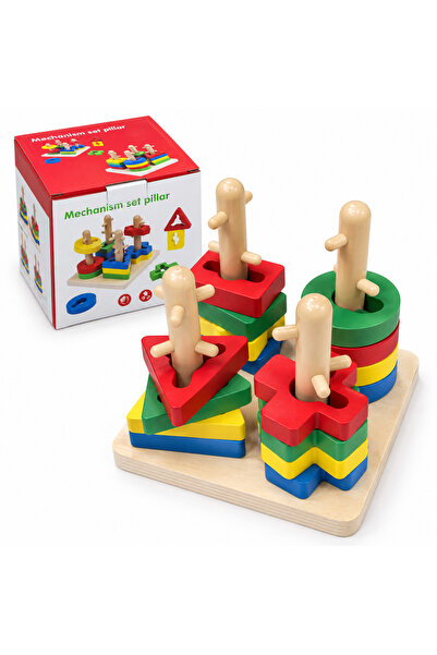 Generic Wooden Shape Sorter Puzzle Toy for Kids