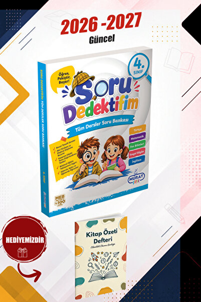 Murat Yayınları 2026-2027 4. Sınıf Soru Tüm Dersler Soru Bankası 448 sayfa