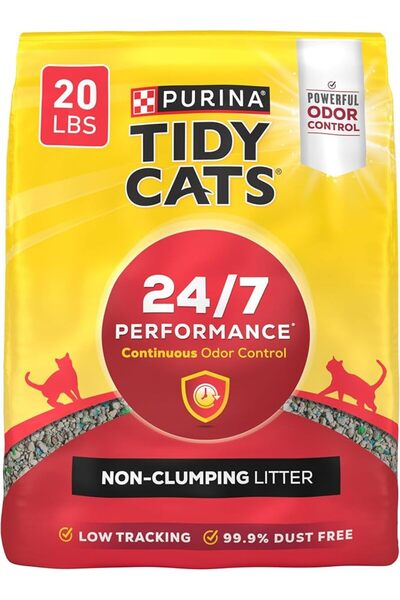 PURINA DOG&CAT CHOW Tidy Cats Non Clumping Cat Litter 24/7 Performance 20Lb