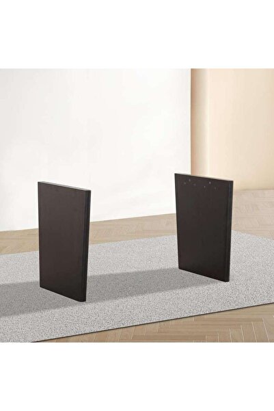 PAN HOME Orion Modular Dining Table Leg Veneer - Black