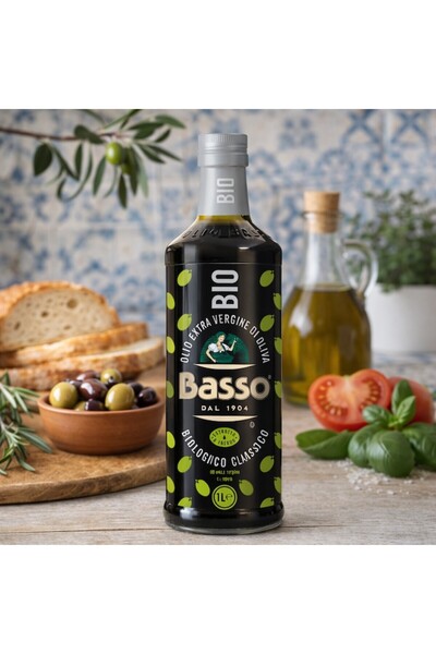 Basso Ulei de măsline extravirgin bio, 1L