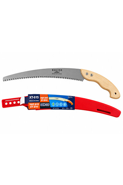 BACHQ 330mm Curved Hand Pruning Saw with Protective Sheath - Made in China