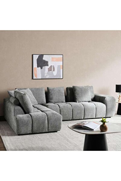 PAN HOME Camaleonda Corner Sofa Set(left)- Dark Grey