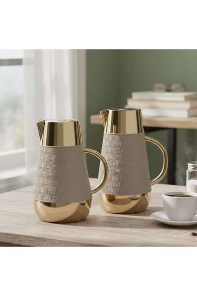 PAN HOME Klavis 2-piece Vacuum Flask 1l -grey