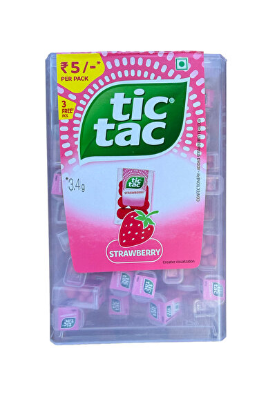 Tic Tac Large Box - Strawberry 60+3 pcs 228 gr