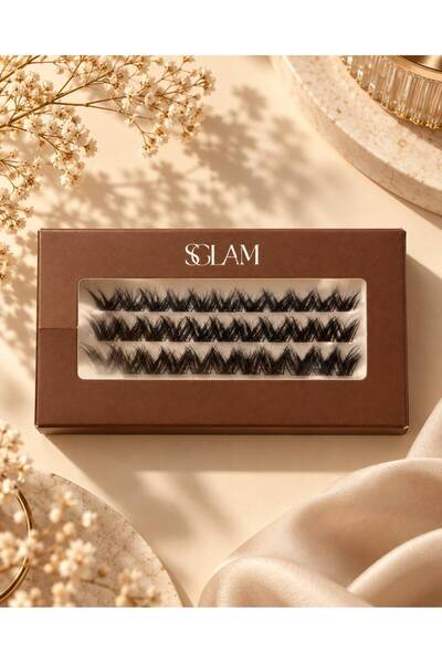 S'GLAM PRO. TEKLİ TAKMA KİRPİK NO: F37