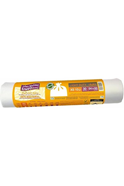 Enviro guard Anti-Bacterial Oxo-Biodegradable Light Duty Garbage Bag 30-Piece...