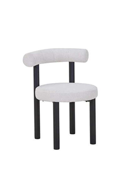 PAN HOME Erwan Dining Chair - Beige Black
