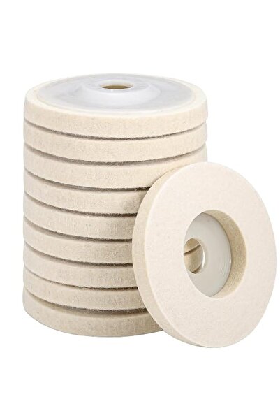 AZONEE 10 Packs 3.3" Round Wool Felt Polishing Wheel Discs, for Angle Grinder...