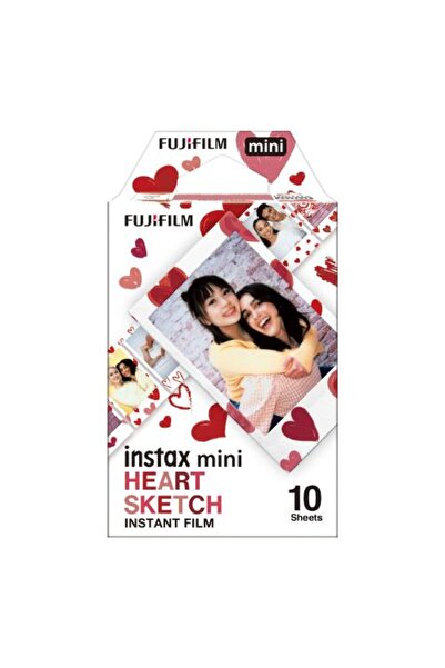 Fujifilm Instax Mini Φιλμ Σχέδιο Καρδιάς (10 τεμάχια)